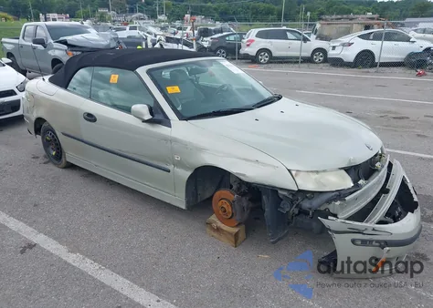 2005 Saab 9-3 Arc z USA, uszkodzony, nr VIN YS3FD79Y256005326